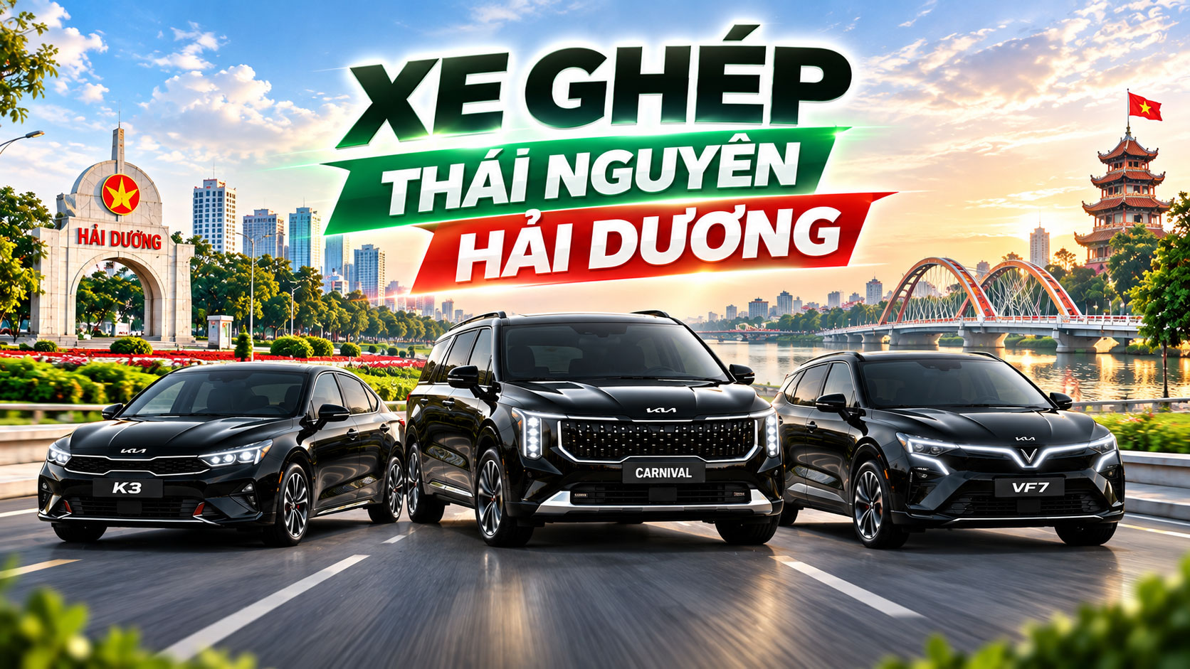 XE GHÉP THÁI NGUYÊN
Đi HẢI DƯƠNG