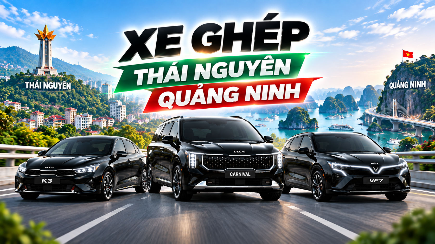 XE GHÉP THÁI NGUYÊN
Đi QUẢNH NINH